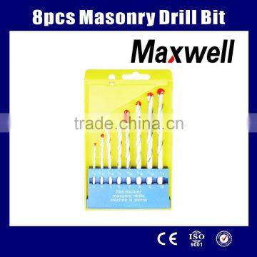 8pcs Masonry Drill Bit