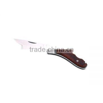 A21-1025 Stainless Steel Blade Pakkawood Handle Folding Knife