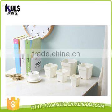 Cheap Desktop Pots Mini PP Plastic Desktop Plant Flower Pot Planter photo-3