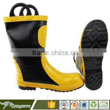 New Model Security Firefighter Safety Steel Toe Men Boots Shoes KMB02X photo-2