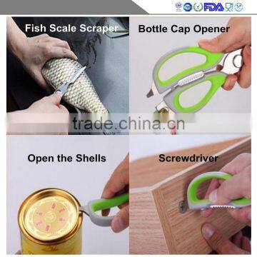 Kitchen Shears - Come-Apart Multi-function Kitchen Scissors,Can Opener and Nut Cracker photo-5