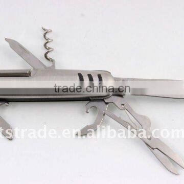 2014 Promotion mini multi function pocket LED gift tool knife K5007CG3-1