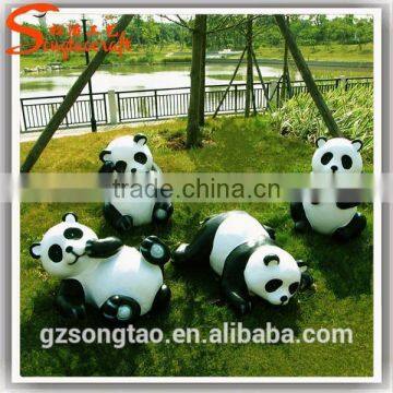 Latest Design Artificial Aniaml Statue Large Garden Fiberglass Artificial Saute photo-6