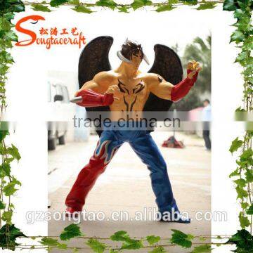 Life Size Artificial Cartoon Statue Fiberglass Cartoon Artificial Statue photo-5