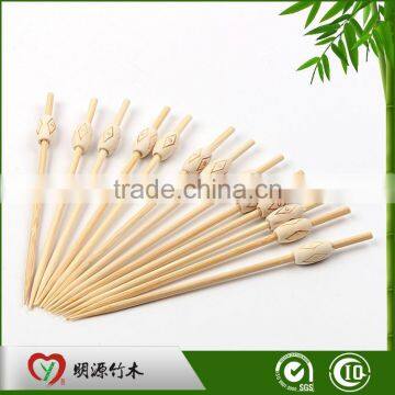 round bamboo stick snack bamboo skewer