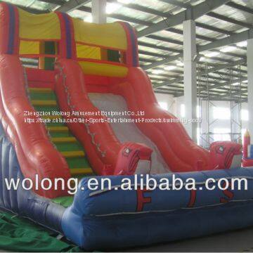 kids jumping inflatable equipment/Large Inflatable slide children sized pvc children inflatable slide for factory price