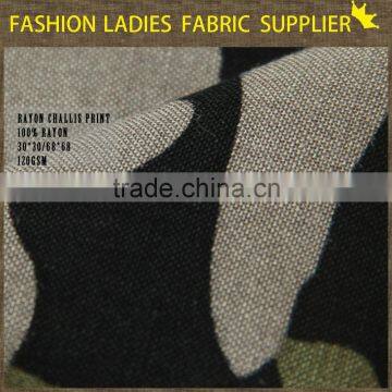 Fashion 100% Rayon Challis Print Fablic photo-3
