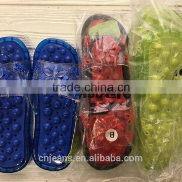 GZY hotsale stocklot summer transparent woman slipper