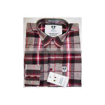 MENS EXECUTIVE FULL SLEEVES POLY COTTON CHECKS SHIRTS photo-2