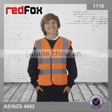 High Visibility 3M Reflective Waistcoat Custom Logo Printed photo-4