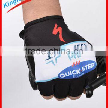 Wholesale Leisure Travel Bicycles Fingerless Gym Cycling Gloves Custom photo-3