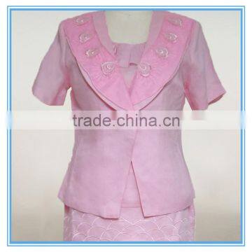 Ladies Elegant 3 Pcs Skirt Casual Suit photo-3