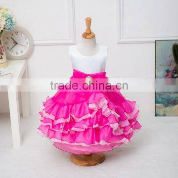 MGOO 2016 Romantic Festival Girl Tutu Party Dress With Layers Ruffles Pageant Princess Dress 868 photo-2