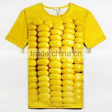 2016 Brand Clothes Fresh From Europe and America Top Hot Men Casual Tshirt 3d Clown Print Tee Tops 50 Design