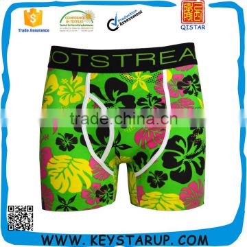 Custom 95% Cotton 5% Spandex Boxer Men Underwear Your Brand Boxer Shorts