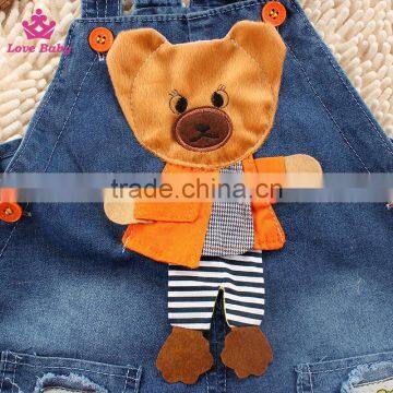 Fashion Baby Summer Pants Children Denim Short Overalls Kids Strap Jeans Pants photo-2