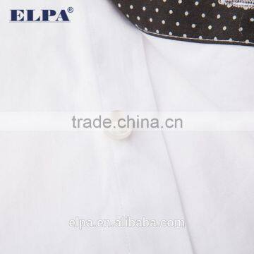 ELPA Latest Design 100% Cotton Softtextile Kid's Shirt Long Sleeve White Boys' Under Suit Shirt photo-2