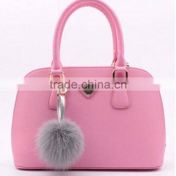 Myfur Real Fox Fur Pompom Keychain For Women Bag Charm Accessory Fur Bobble