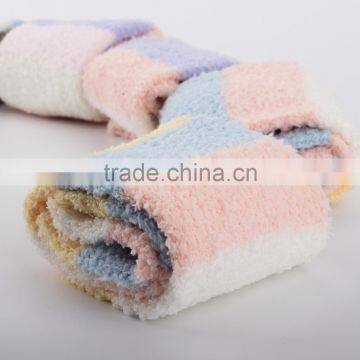 New Women Winter Women Ladies Soft Warm Fluffy Bed Socks Thickening Velvet Bow Thermal Cute Socks photo-3