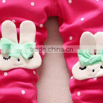 Wholesales Spring Cotton Printing Girls Children Casual Pants photo-5