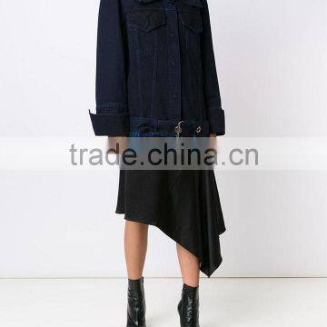 Shandao OEM Simple Design Long Sleeve Cotton Winter Women Coat Stand India photo-2