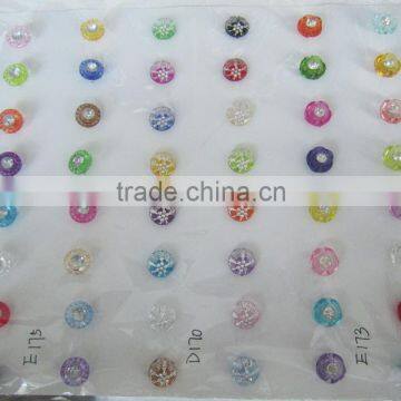 Low Price Decorative Clear Acrylic Crystal Button photo-4