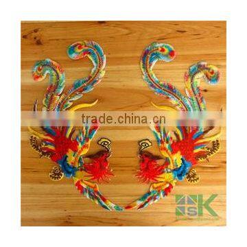 DIY Pathches Phoenix Sew on Iron On Patches For Clothing Garment Felt Badge Appliques DIY Accessory photo-3