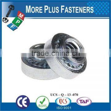 Made in Taiwan Aluminum or Stainless Steel Self Clinching Nuts