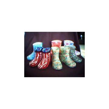 printed child boots or printing boots