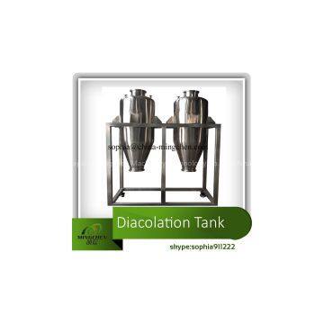 Diacolation tank