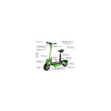 Green Folding Electric Mobility Scooter Lightweight With Lead Acid / Lithium Battery