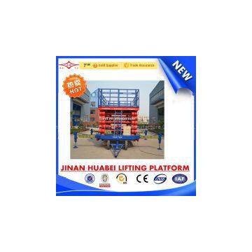 14m Lifting Height China Hot Sale Four Wheel Hydraulic Lift Platform photo-3