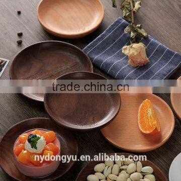 Beech Walnut Fruit Tray /steak Tray Holder Tea Coffee Holder Tray / ms Dessert Cake Tray Breakfast Plate Tray / Tea Holder Tray photo-3