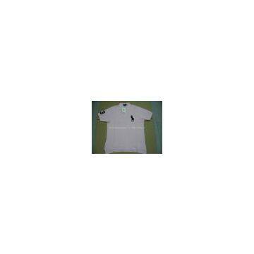 High quality Men's Short Sleeve Polo Shirt, Big Pony, #3, Pink, Size XXL