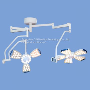 Hospital Operating Room Equipment Ceiling Double Arms LED Surgery Operating Lamps