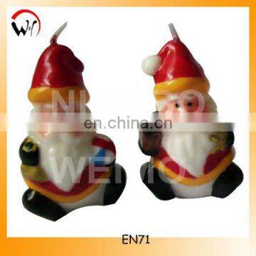 santa claus Christmas candles