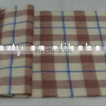 CGWS-125 100% wool scarf Wool checked scarf Popular wool scarf