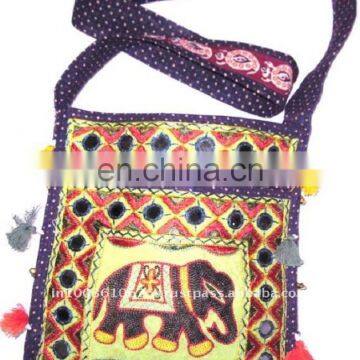 elephant design shoulder bags