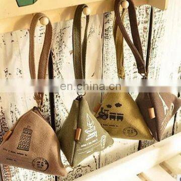 Zongzi canvas coin purses zero wallet child women change purse lady zero wallets