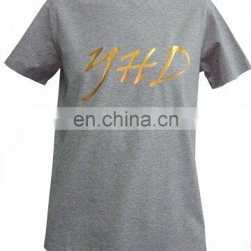 2017 Registed Brand Yahada Fashion Heavy Cotton Tshirt to Release Your Body and Heard