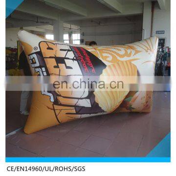 outdoor air tight inflatable advertising candy bag model