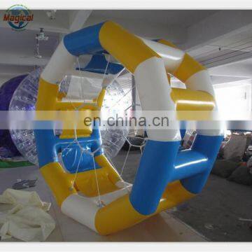 Funny Inflatable Water Walking Roller Wheel Game