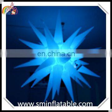 Colorful Inflatable Led Star, Advertising Multi Angle Lighting Star ,hanging Ceiling Wedding Party Concert Star Decor photo-3