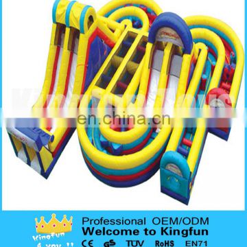 Funny inflatable interactive games/inflatable obstacle toys