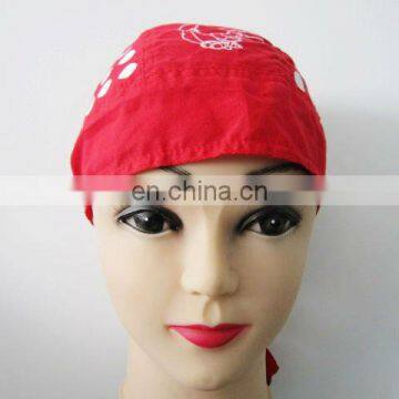 100%Cotton sport bandana bandana cap