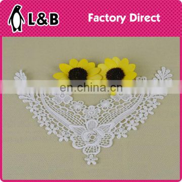 2017 Customized Color Lace Embroidery Lace Collar for garment