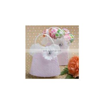 Pink/White Mesh Baby Jumper Bag