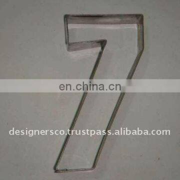 Stainless Steel Number Cookie Cutter