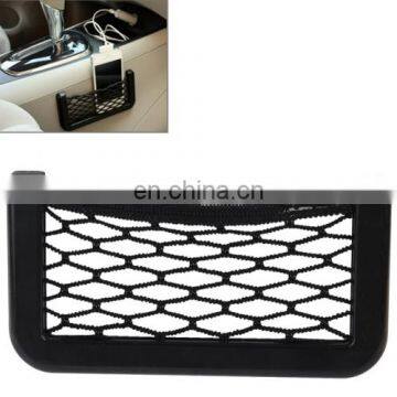 Car Net Pockets 12cm x 6cm Automotive Storage String Bag with Adhesive