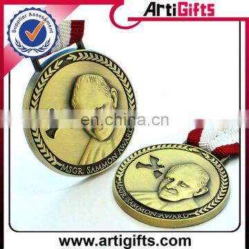 Cheap customized souvenir metal medal new products on china market